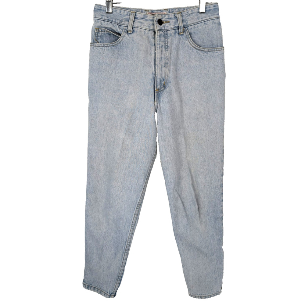 Vtg Guess Jeans Ankle Zip Women's Sz 30 Light Wash USA 80's 90's Stranger Things
